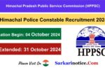 Himachal Police Constable Recruitment 2024