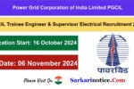 PGCIL Trainee Engineer & Supervisor Electrical Recruitment 2024