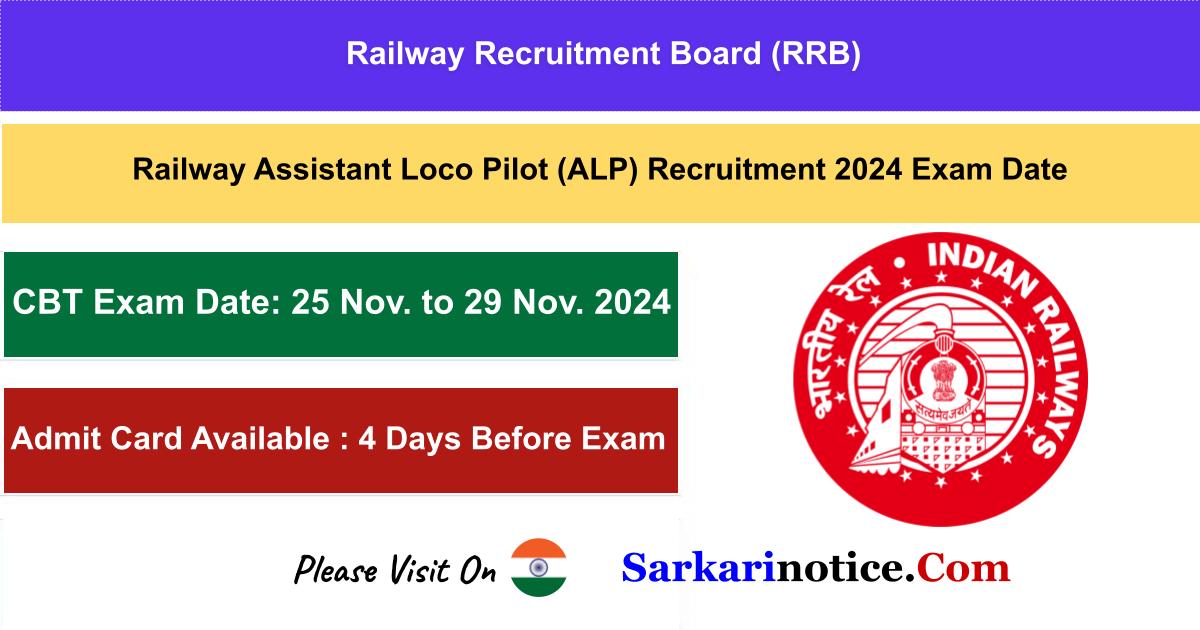 RRB ALP Exam 2024