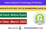 IIT GATE 2025 Exam Date