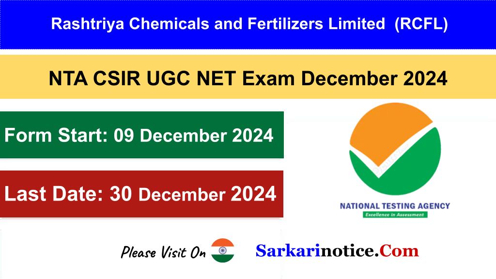 NTA CSIR UGC NET Exam 2024