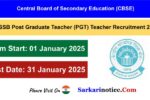 CBSE Board Various Post Recruitment 2024