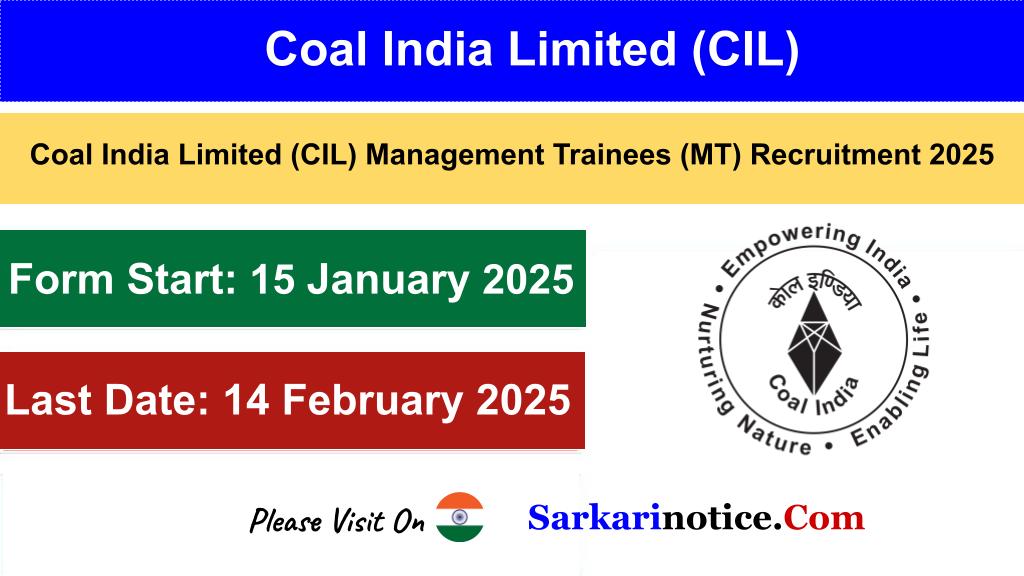 CIL MT Recruitment 2025