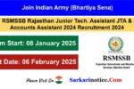 Rajasthan Jr. Tech. Assistant & Accounts Assistant Recruitment 2024