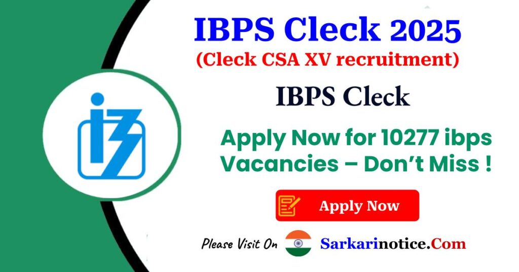 IBPS Cleck 2025