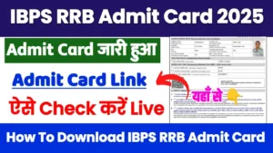 IBPS RRB 14th Admit Card 2025