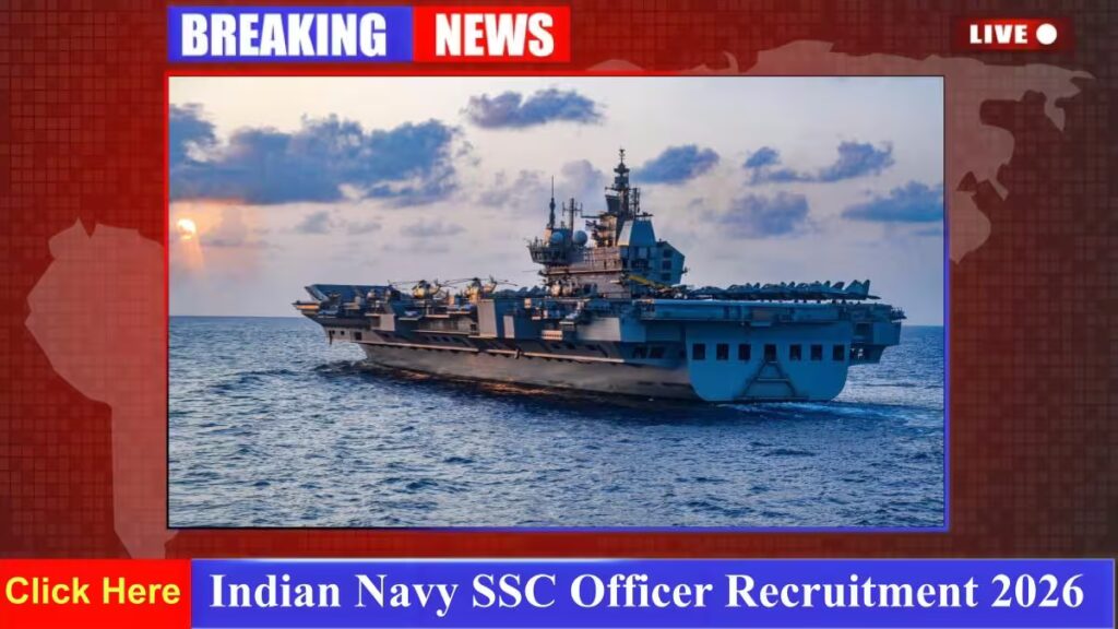 Indian Navy SSC Officer Recruitment 2026 Notification