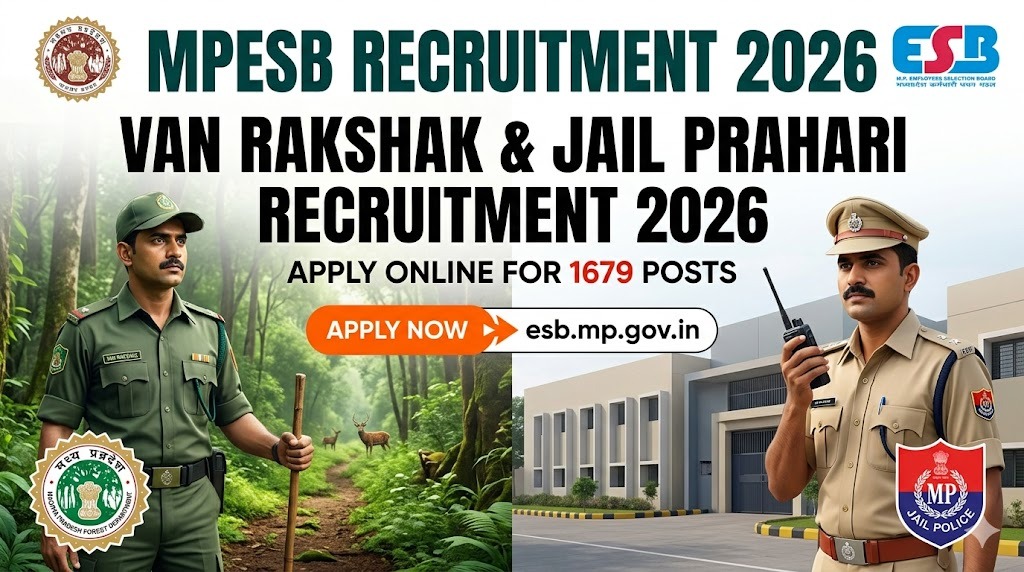 MPESB Van Rakshak & Jail Prahari Recruitment 2026